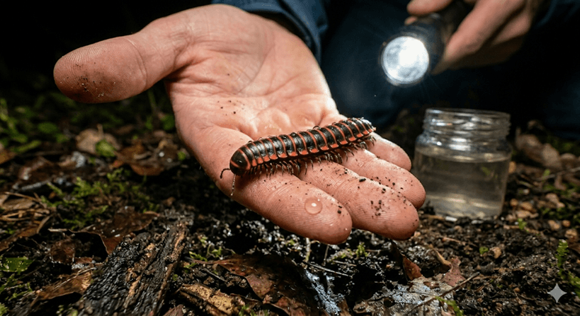 Flat-backed Millipede